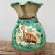 Spanish glazed ceramic bird pitcher Puente del Arzobispo Toledo España