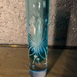 Soliflore, vase en verre gravée 1960