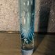 Soliflore, engraved glass vase 1960