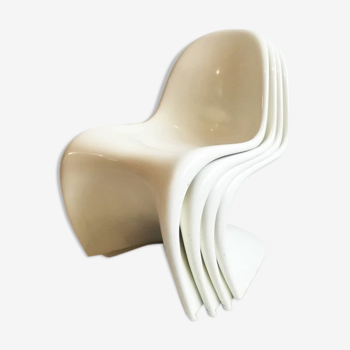 Lot de 4 Panton Chair par Verner Panton