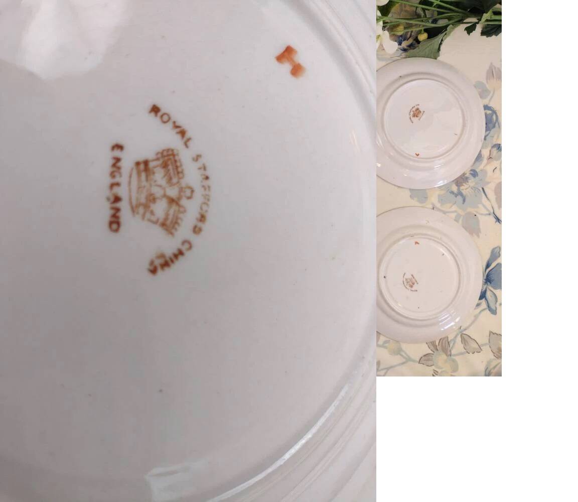 6 Royal Stafford tea plates