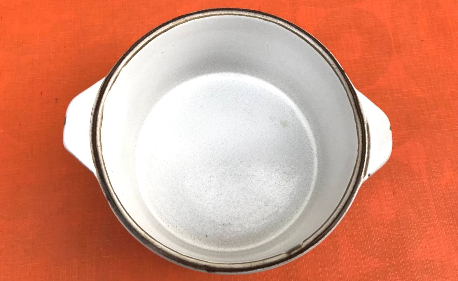 1970s Earred bowl "Prunes" collection Niderviller earthenware