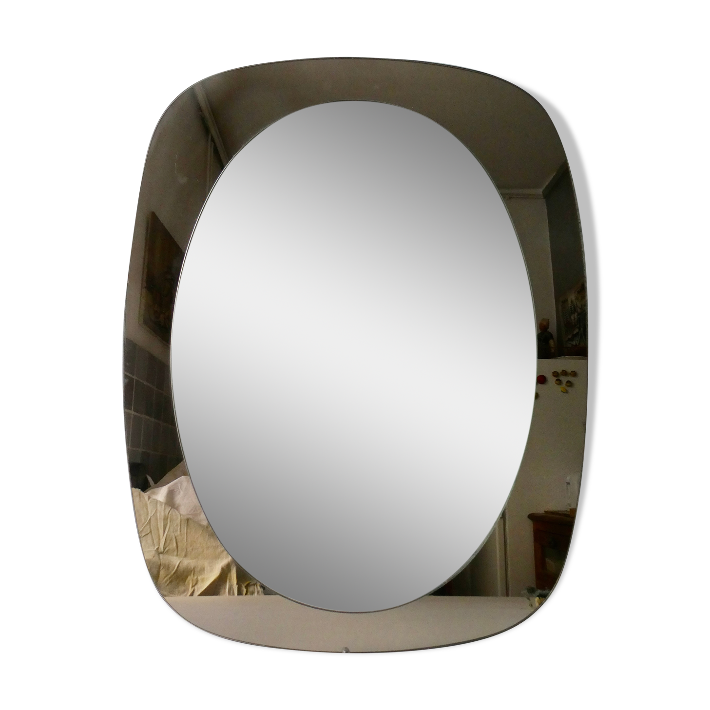Mirror in smoked glass, 60/70