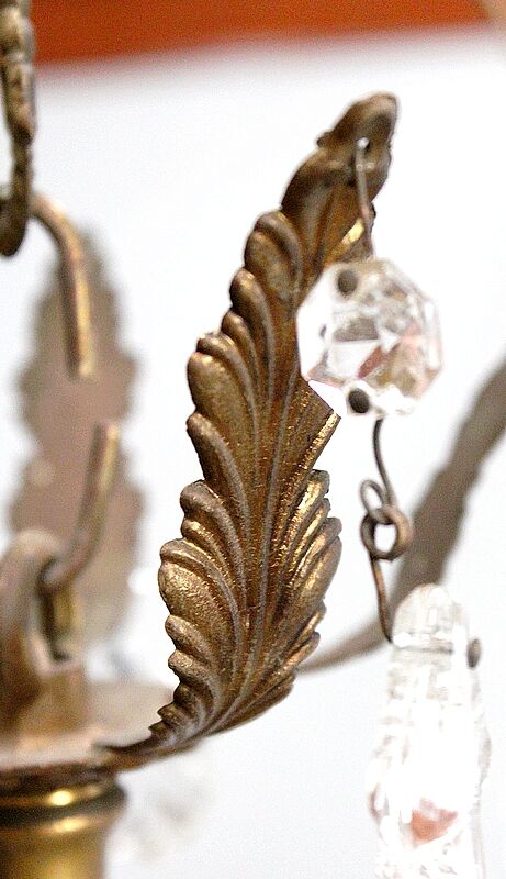 Crystal chandelier mid 20th