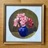 Still life with roses signed Cornillon 20th century