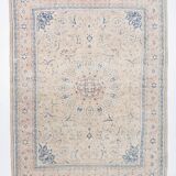 Tapis Vintage Off-White et Rose Poudré, Style Classique, 292x399 Cm