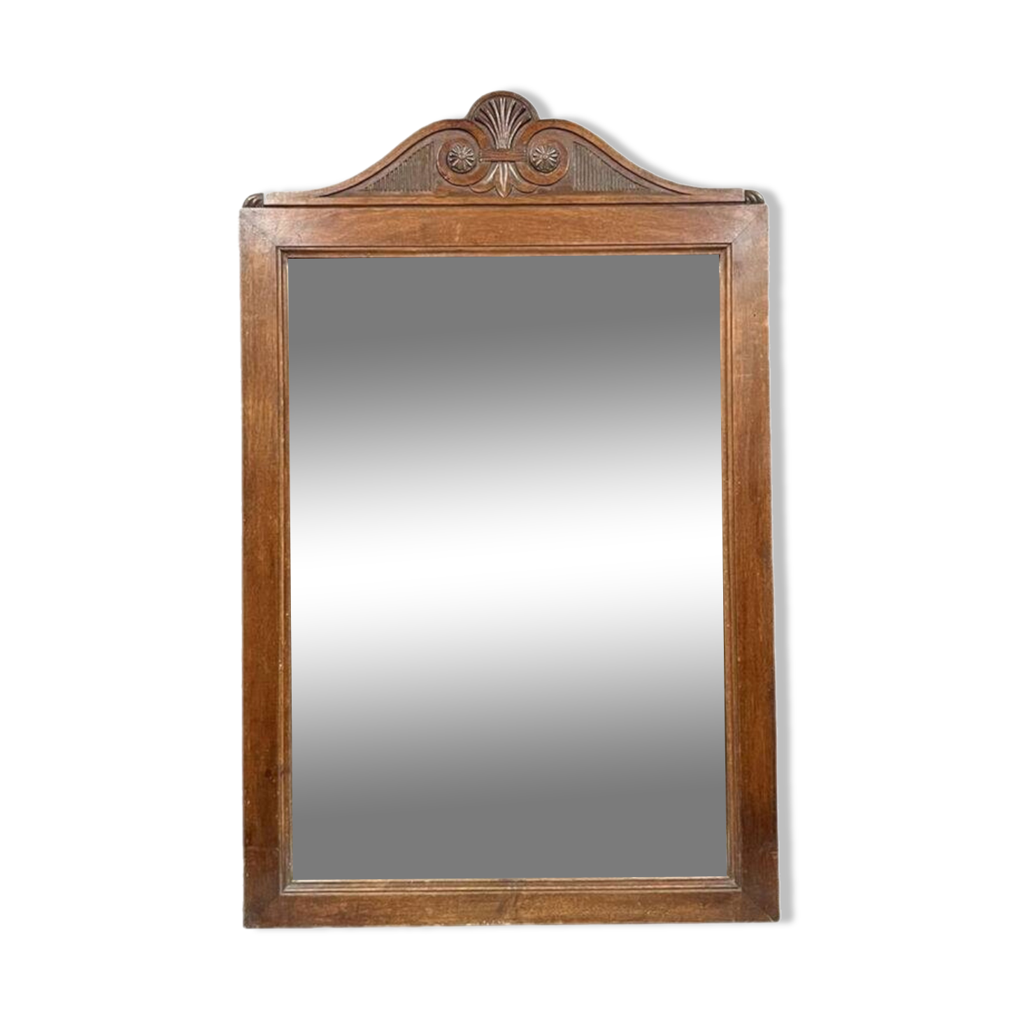 Art Nouveau period oak mirror circa 1900