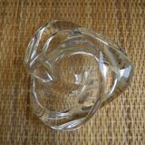 Saint Louis crystal pocket emptier vintage decorative ashtray