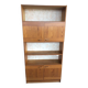 Honey-colored pine bookcase, 90s