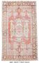 Red & Cream Oriental Pattern Vintage Rug, 141x240Cm