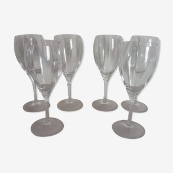 Lot de 6 verres à eau en cristal d’Arques