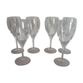 Lot de 6 verres à eau en cristal d’Arques