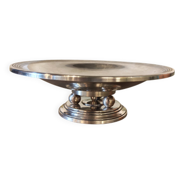 Art Deco silver-plated cup