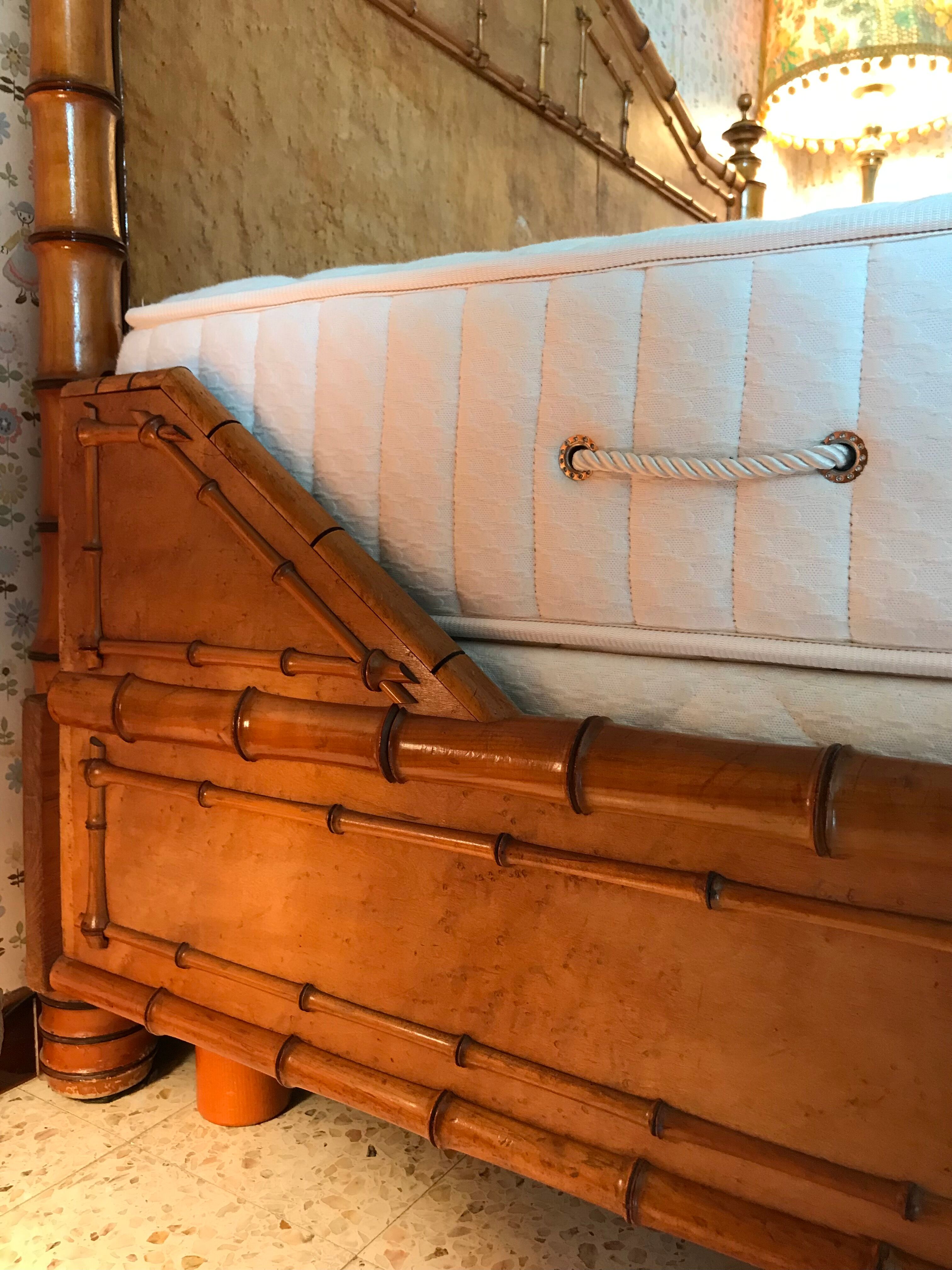 Bed bamboo collection circa 1870 Napoleon III