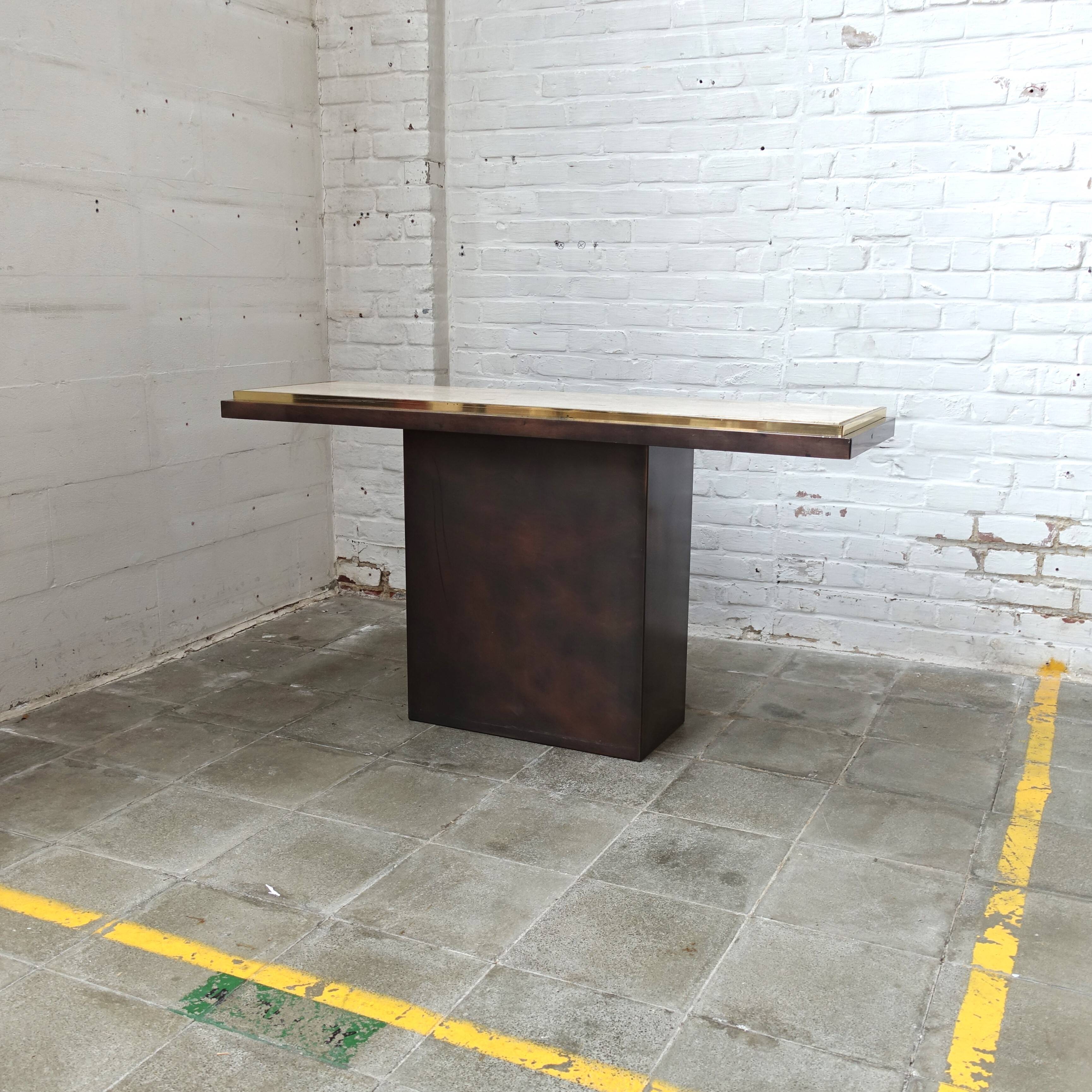 Table console Belgo Chrom
