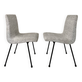 Paire de chaises modèle "CM145", Pierre Paulin,  Meubles TV, 1954