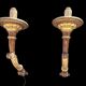 Pair of Italian Empire style wall sconces from the 19th century.