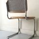 Cesca chair by Marcel Breuer in chrome and wood, 1970