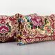 Set of 2 vintage velvet cushion covers 30x46 cm