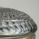 Antique glass bowl with a bronze base, Italy, 1920s