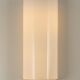 Pair of large opaline glass wall lights in brass designed by Limburg, Germany.