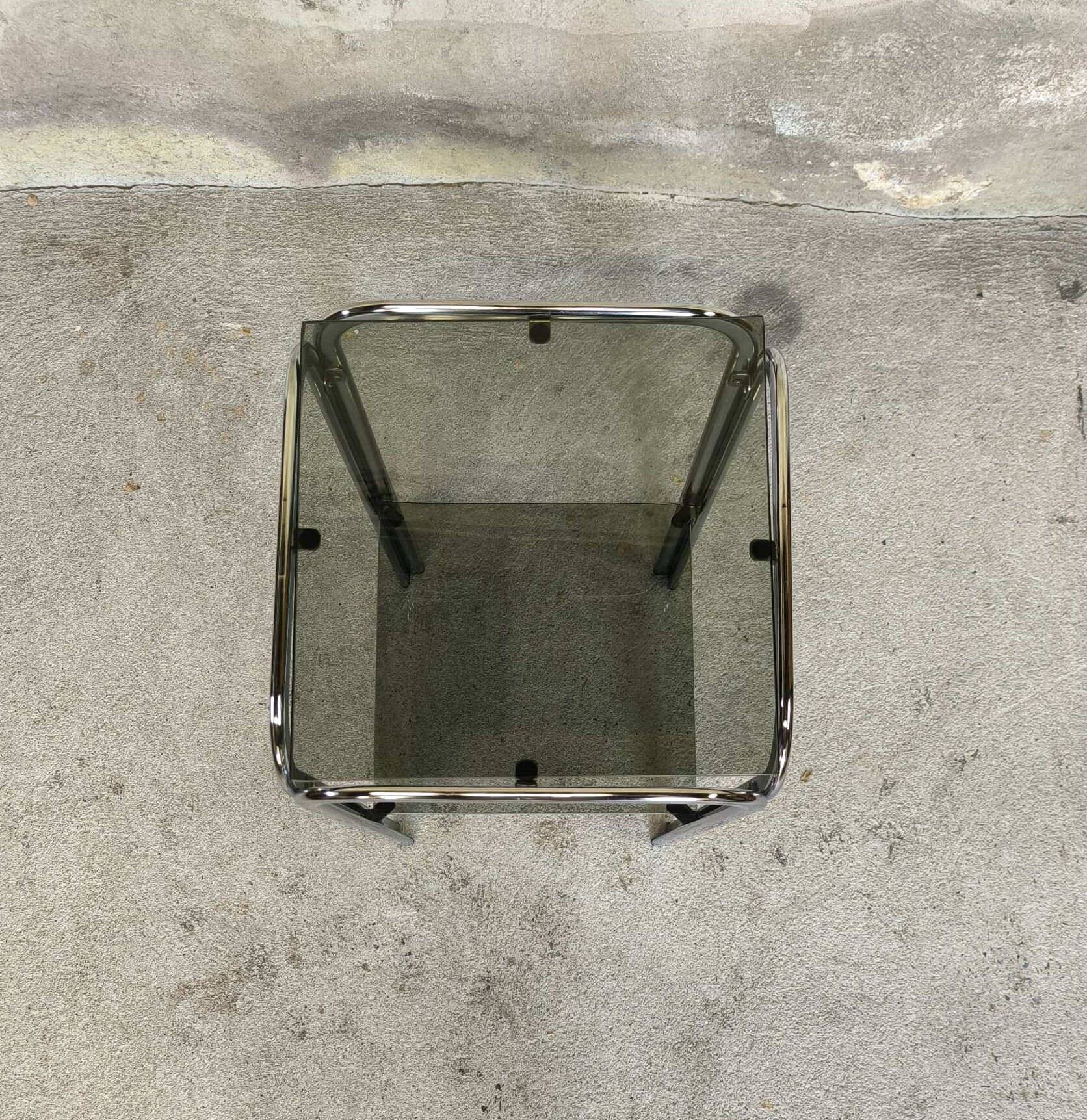 Vintage chrome saddle