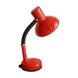 Vintage red orange desk lamp