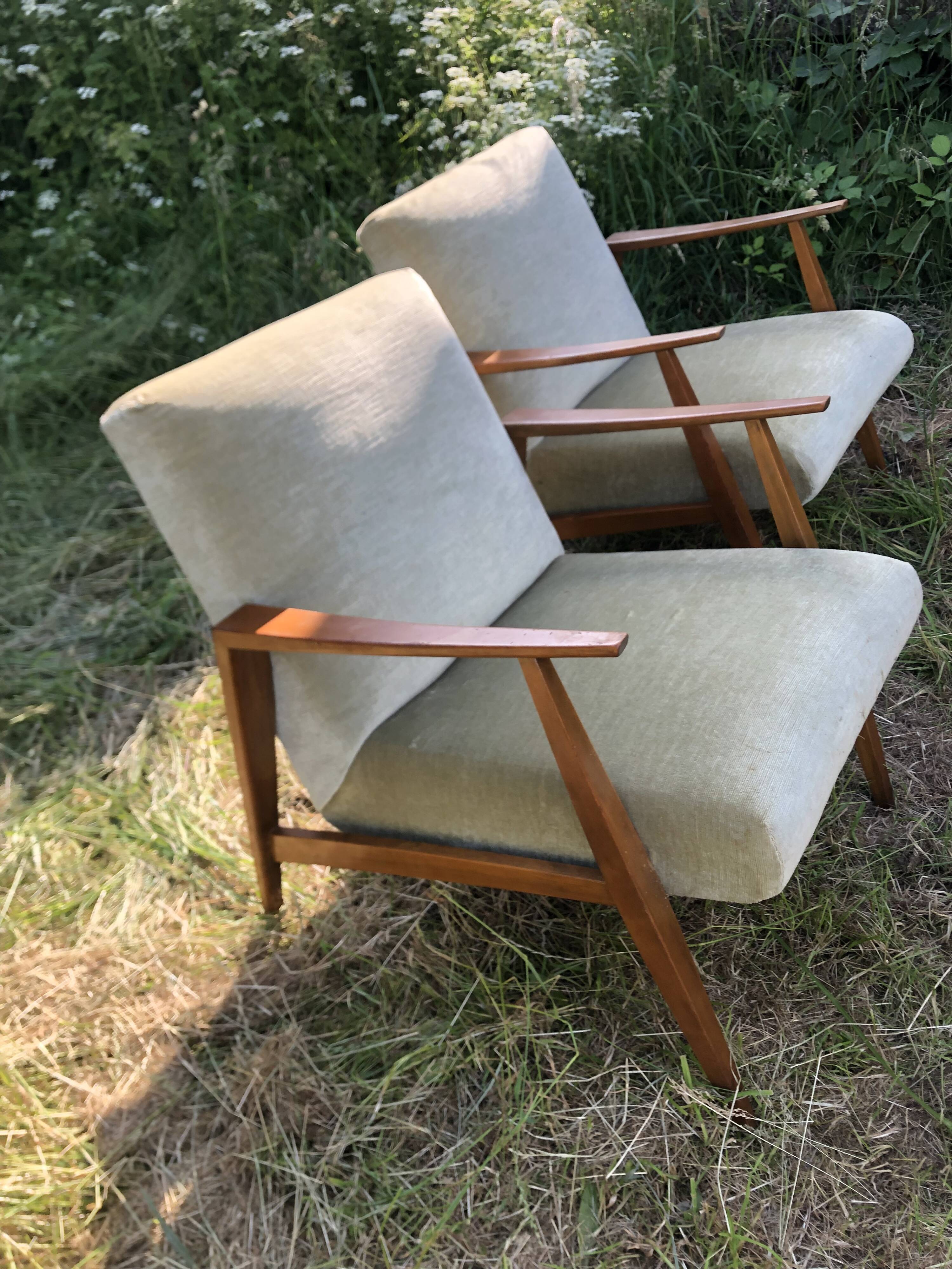 Scandinavian armchairs from the 60s