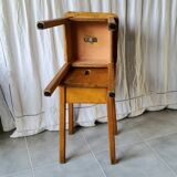 Paire de tabourets de ferme anciens