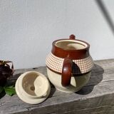 Large 1970s tiled teapot
