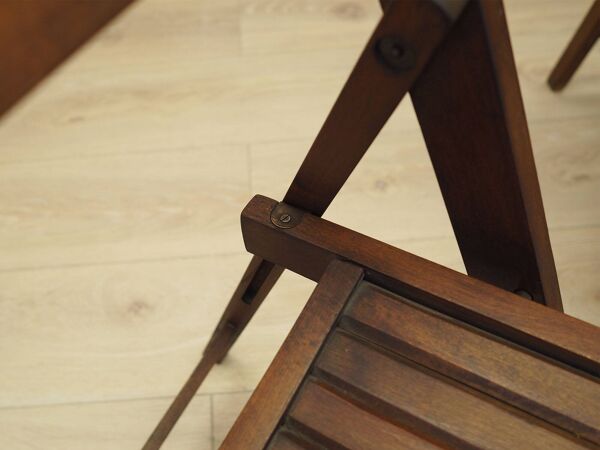 Ensemble de trois chaises en pin, années 1990, design scandinave, fabrication : Danemark