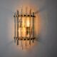 Venini wall lamp, murano half-moon glass, italy, 1970