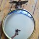 Vintage convex witch mirror with triumphant eagle.