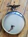 Vintage convex witch mirror with triumphant eagle.