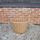 Antique Large Light Wicker Laundry Basket