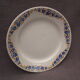 6 antique plates art-deco in earthenware of montereau decor model "colette"