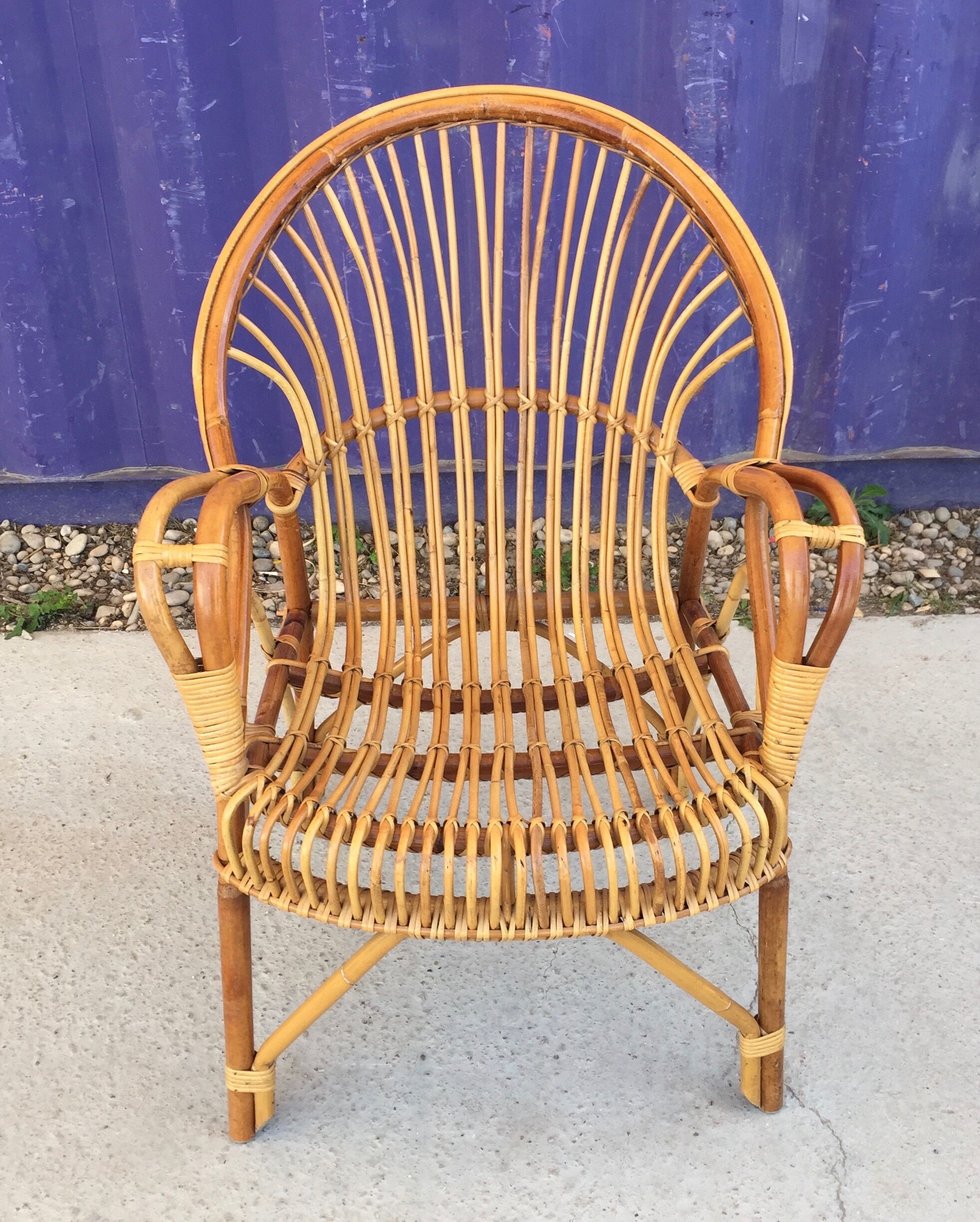 Vintage rattan chair