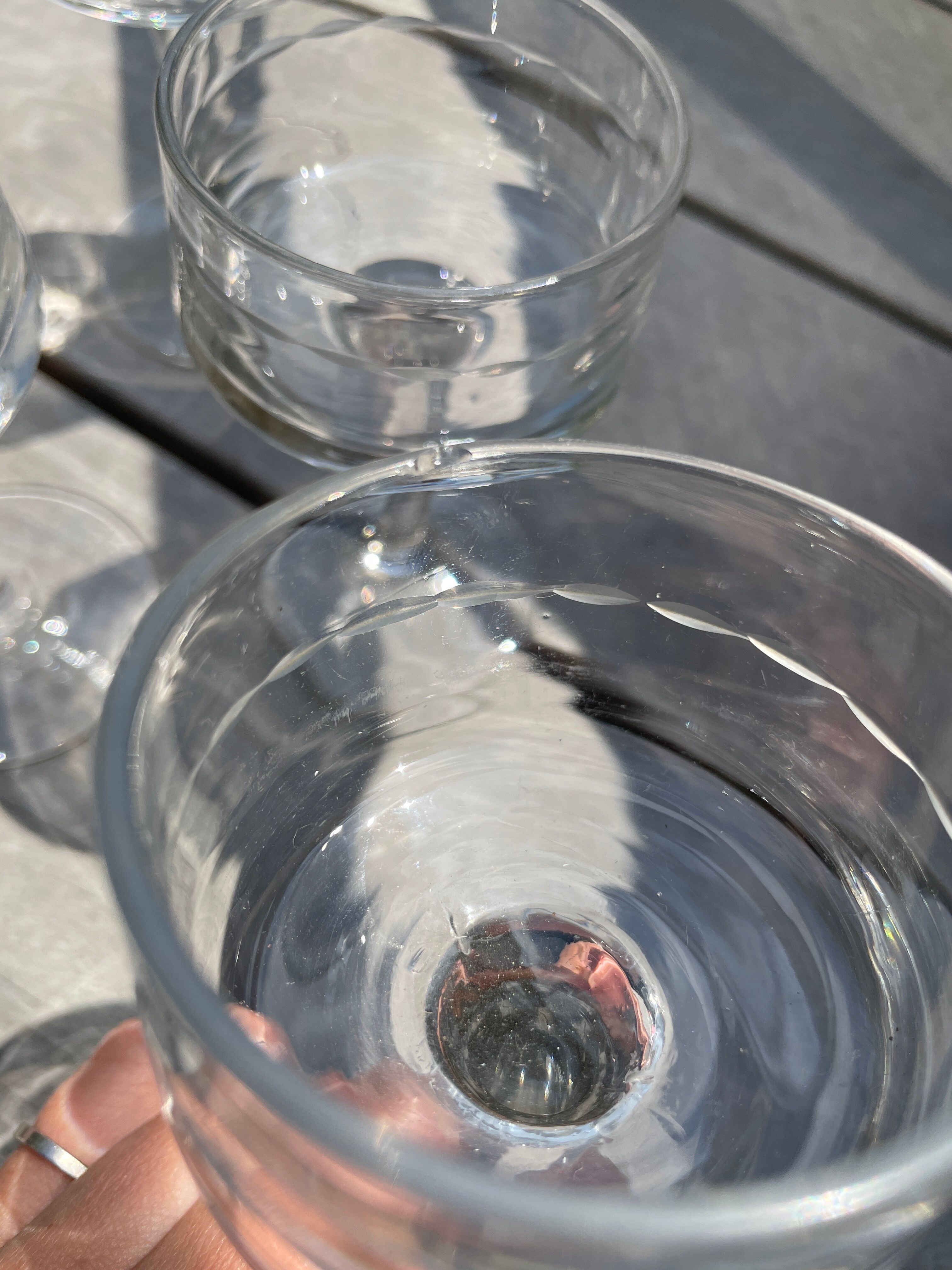 Set of 5 glasses