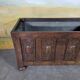 Large oak and zinc planter