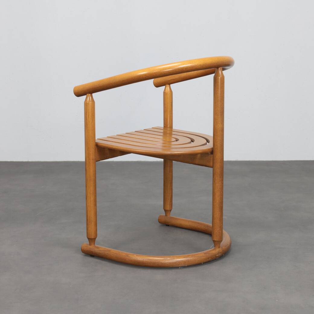 Set of 6 bentwood dining chairs by Allmilmö, 1980s