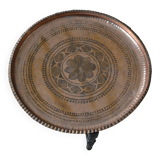 Moroccan table with copper top