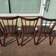 Set of 6 wooden bistro chair - vintage
