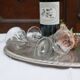 A pair of Art Deco Café Bistro Illusion aperitif glasses
