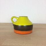 Tricolor ceramic vase