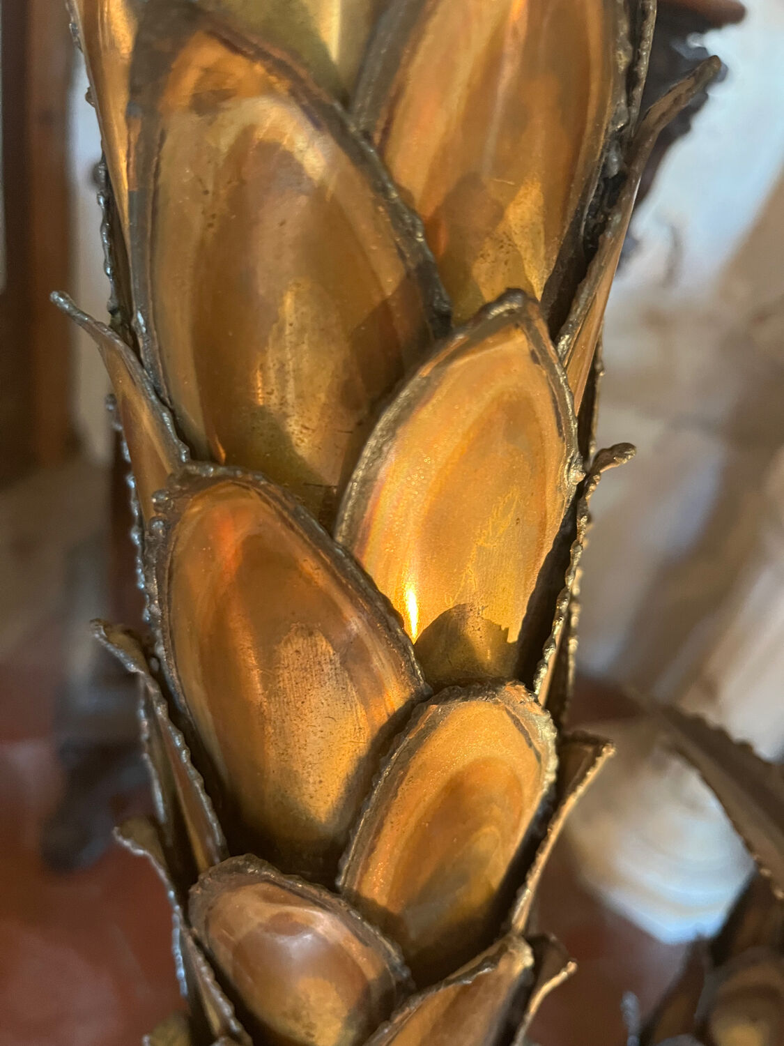 Palm tree floor lamp Jansen house