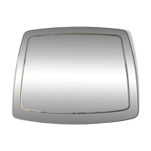 Grand miroir fumé rectangulaire – 1970