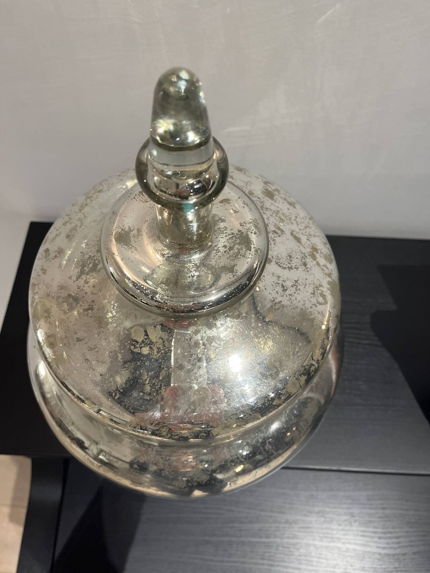 Bonbonne en verre mercurisé