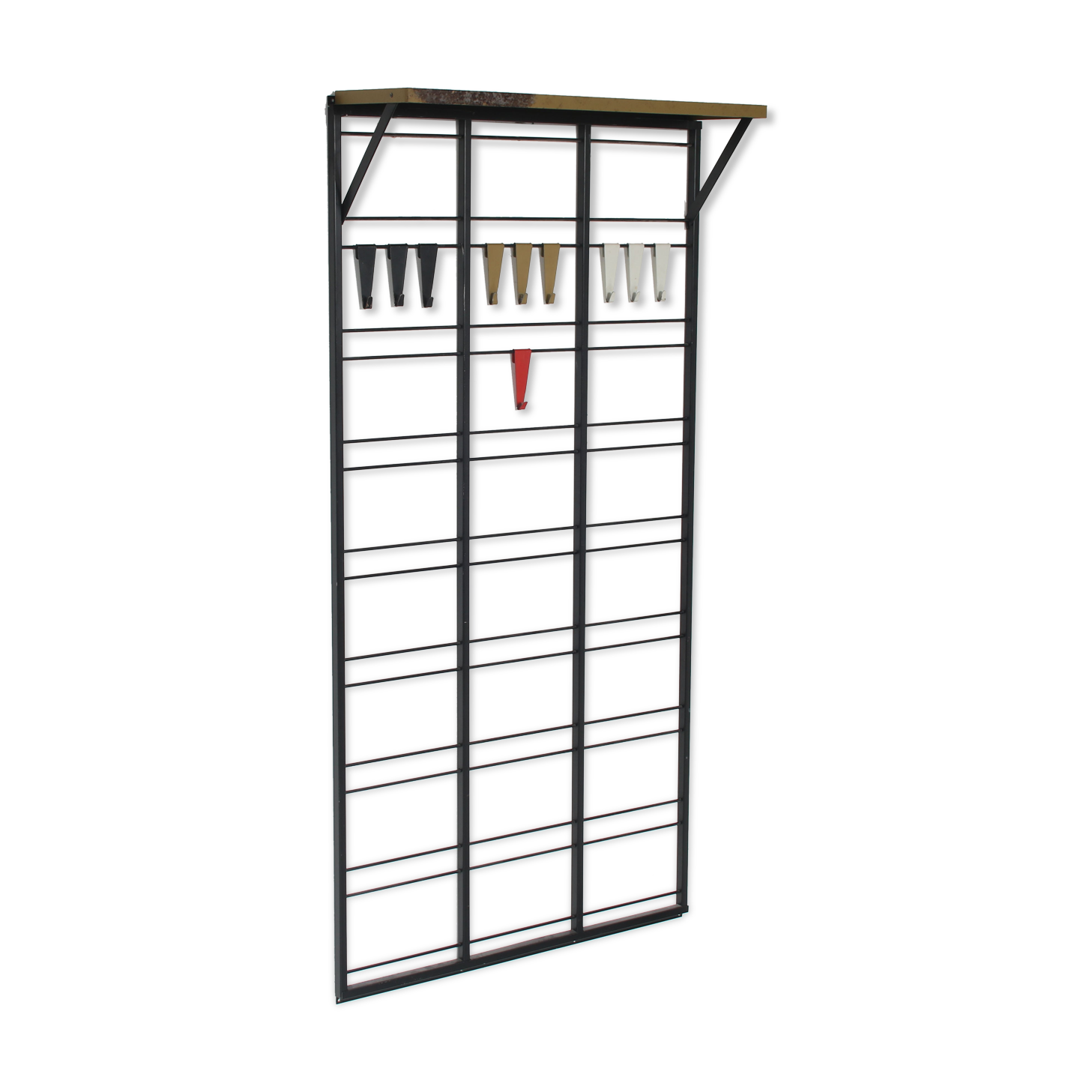 1950s “Tone Ladder” Coat rack by Coen de Vries for Pilastro, Netherlands