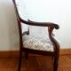 Voltaire armchair and its ottoman
