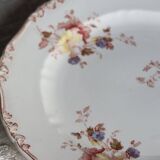 Vintage polychrome ironstone plate Bisto England - Anson model